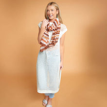 Snow Azalea Sleeveless Longline Crochet Sweater