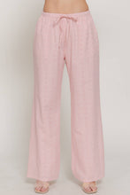 Blush Eyelet Woven Long Pants