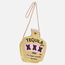 Black We Love Tequila Clutch