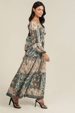 Mint Sweetheart Neck Smocked Bodice Lace Trim Maxi Dress