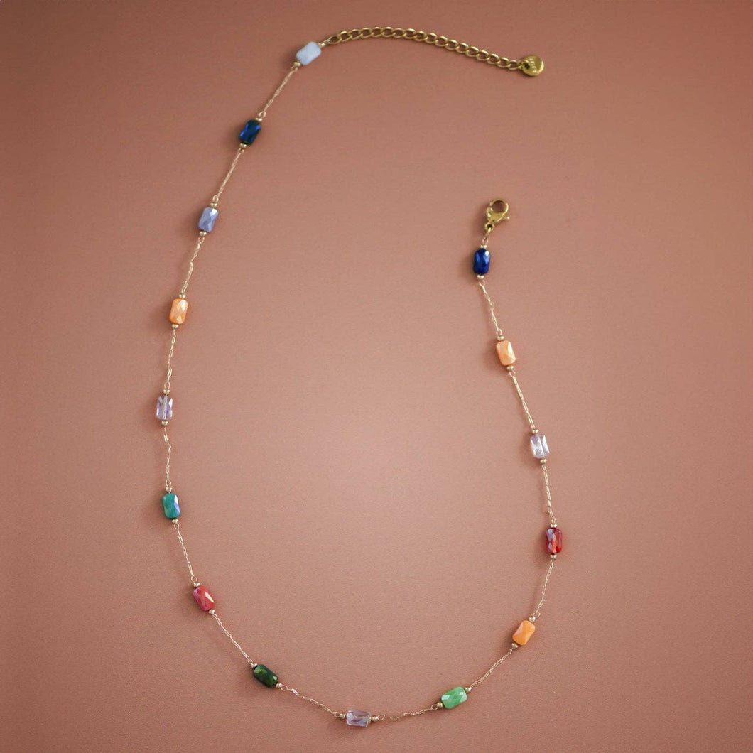 Multi 18K Gold Plated Waterproof Stainless Steel Chain Necklace