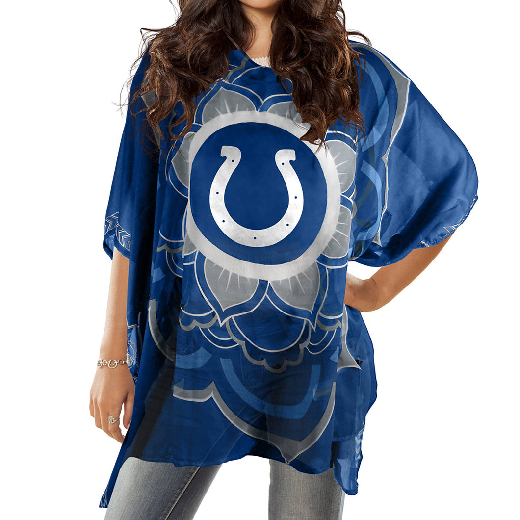 NFL Indianapolis Colts Caftan Flower