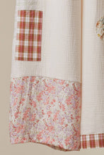Ivory Multi Boho Patchwork Wide Leg Mello Pants