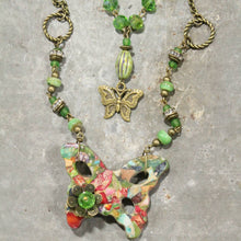 Butterfly Beauty Stone Layered Necklace