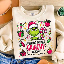 Black Retro Grinch Christmas Sweatshirt