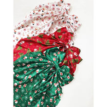 Snow Man and Reindeer Christmas Hair Bow Clip: MIX COLOR / ONE(12)