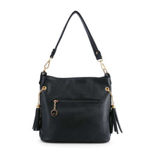 Black Gorgeous Rhinestone Bling Animal Design Hobo