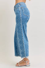 Printed High Waist Ankle Wide Judy Blue Jeans