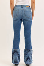 Mid Rise Flare with Distressed Raw Hem Cello Jeans