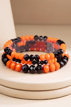 Sunrise 3 Strand Glass Bead Bracelet Set
