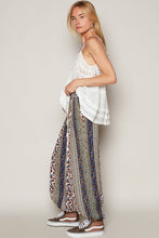 POL Cream Multi colored printed woven casual pants