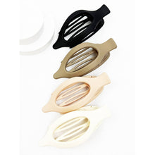 Neutral Flat Oval Flat Hair Claw: MIX COLOR / ONE(12)