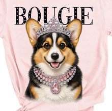 Pink Constance the Gorgi Glam Dog Rhinestone Graphic Tee
