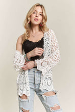 CROCHET CARDIGAN HEM - CET3546: BLACK / S/M-M/L(3-3)
