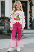 Feeling Extra Grin-mas white top with pink bows