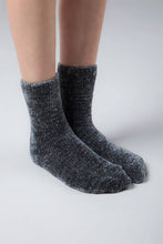 Grey Luxury Chenille Socks