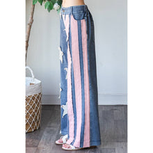 Denim American Flag Oli+Hali Pants