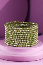 Ivory 10 Piece Beaded Stackable Boho Bracelet