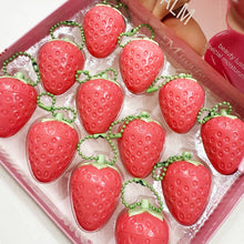 Red Strawberry Lip Gloss with Key Ring