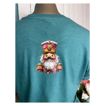 Leon the Nutcracker Rhinestone Graphic Christmas Tee
