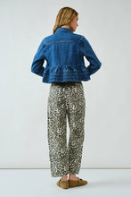 Medium Denim Lovely Peplum Jacket