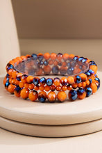 Sunrise 3 Strand Glass Bead Bracelet Set