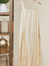 Cream Ruffled Boho Maxi Mello Dress