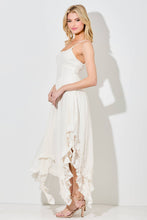 Ivory Spaghetti Strap Maxi Dress