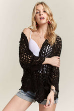 CROCHET CARDIGAN HEM - CET3546: WHITE / S/M-M/L(3-3)