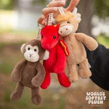 Highlander Cow Worlds Softest Plush Lushee Clip