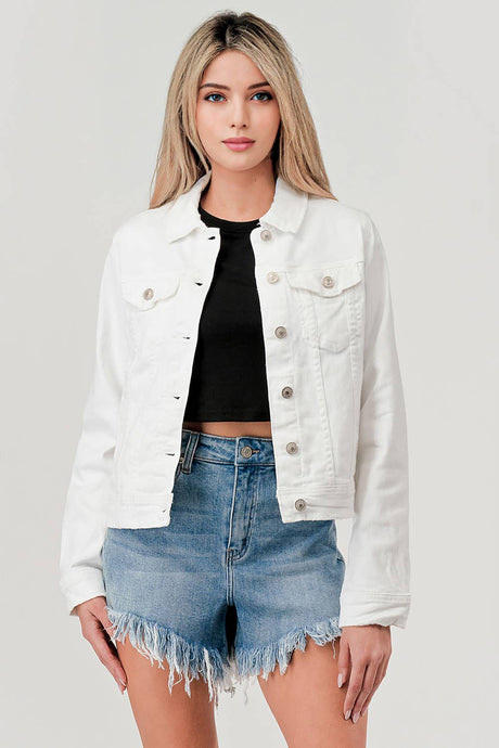 White Classic Denim I&M Jacket