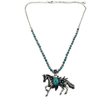 Sheep Farm Animal Western Navajo Turquoise Beads Necklace: