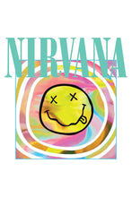 Heather Grey Nirvana Graphic Sweatshirts