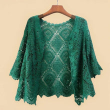 White Crosa - Sheer Crochet Cardigan – Ethereal Summer Cover-Up