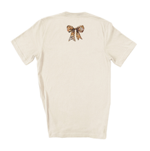 Leopard Santa Believe Rhinestone Graphic Christmas Tees