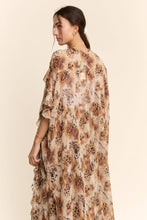 Cheetah Chiffon Davi & Dani Kimono Duster
