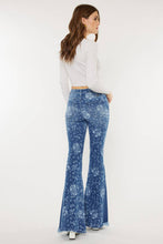 Medium High Rise Floral Flare Kancan Jeans