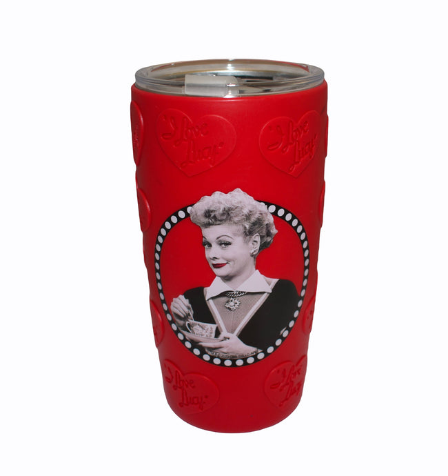 I Love Lucy Stainless Steel Thermos With Silicone Sleeve