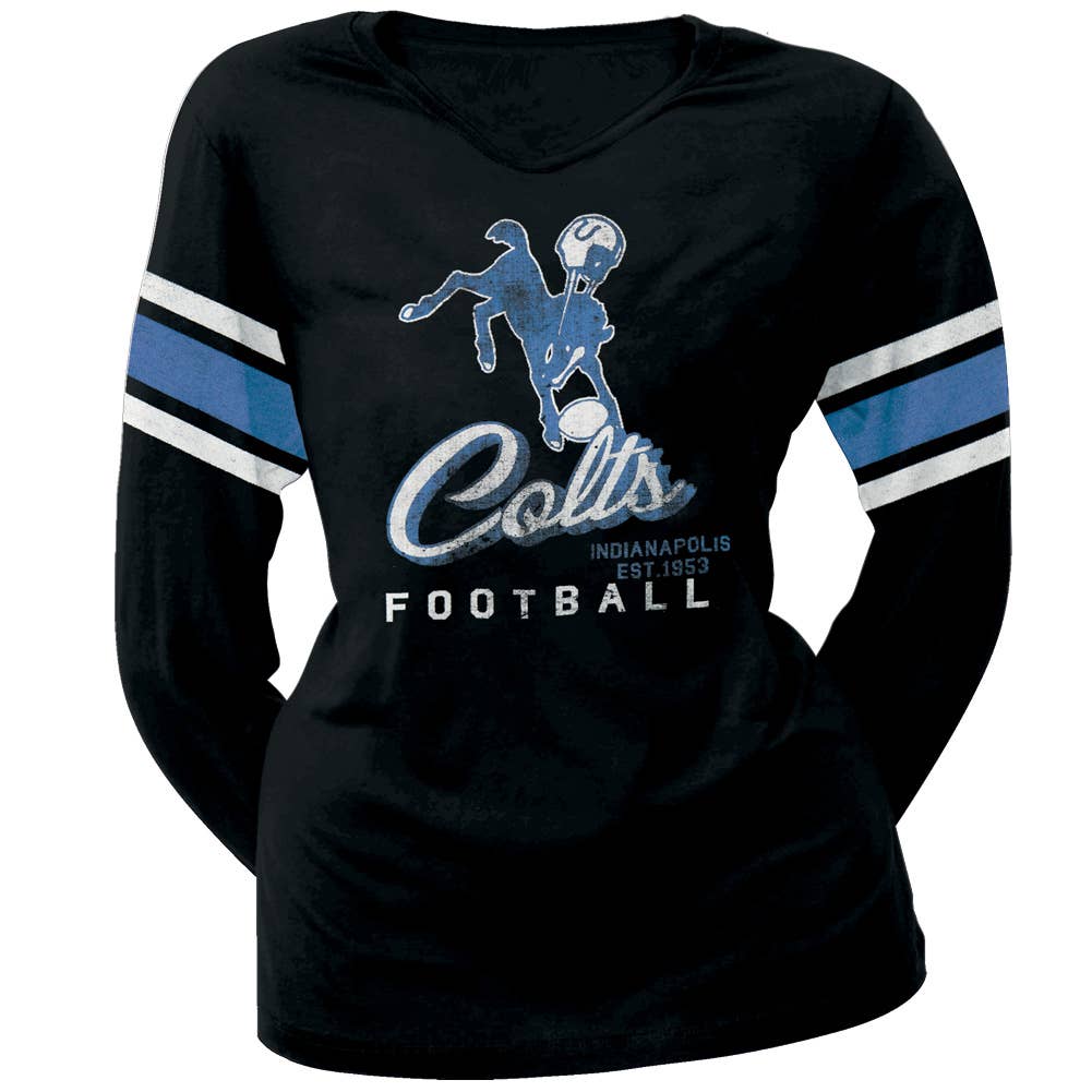 Indianapolis Colts - Homerun Juniors Long Sleeve T Shirt: SM