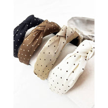 Polka Dot Knotted Headband: MIX COLOR / ONE(12)