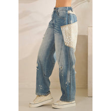 Denim Washed Big Extended Oli+Hali Pants