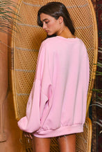 Cream Oversized Solid Super Soft Scuba Sweatshirt
