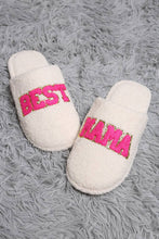 Sequined Best Mama Winter Sleepers: Pink