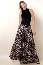 Gen Animal Print Wide Leg Pants