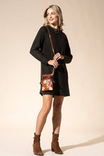 Magnolia Hand-painted Genuine Leather Cellphone Bag