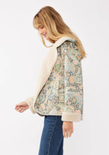 Midnight Blush Long Sleeve Hooded Lovestitch Jacket with Pockets