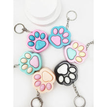Cat Paw Clicker Fidget Keychain: MIX COLOR / ONE(12)