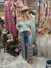 Vintage Rare Bird Tie Jeans