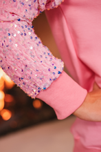 Pink Season To Sparkle Sequin Top