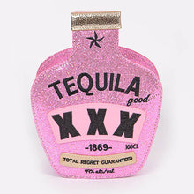 Black We Love Tequila Clutch